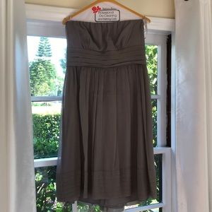 Jcrew Strapless chiffon dress